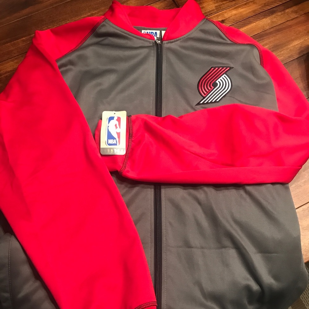 Portland trailblazers rip city warm up jacket NWT